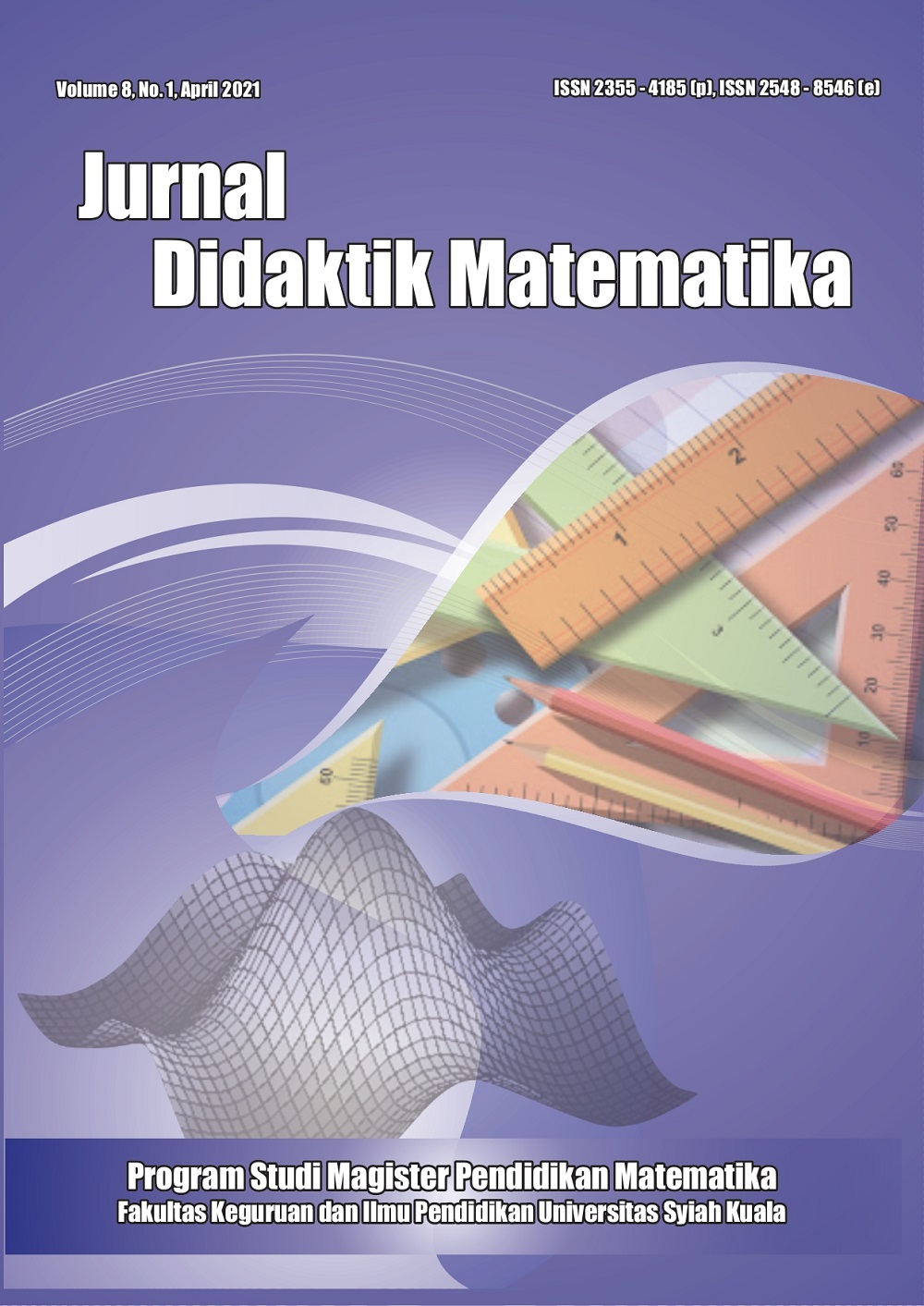 Jurnal Didaktik Matematika Volume 8 nomor 1 2021