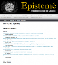 Episteme: Jurnal Pengembangan Ilmu Keislaman Volume 10, No. 2, Desember 2015