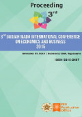 Proceeding 3rd Gadjah Mada International Conference on Economics And Business (2015 : Yogyakarta)