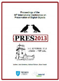 Proceedings of the 10th International Conference on Preservation of Digital Objects iPRES2013 (2013: Lisbon, Portugal)