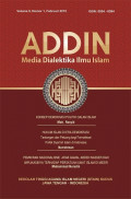 Addin : Media Dialektika Ilmu Islam Vol. 9 No 1 Februari 2015