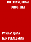 Referensi Jurnal Prodi HKI Pascasarjana IAIN Pekalongan