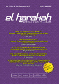 el Harakah Volume 15, No. 2 Tahun 2013