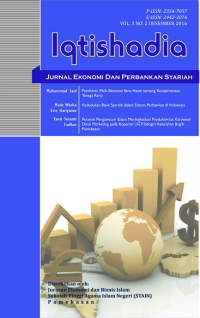 Iqtishadia: Jurnal Ekonomi dan Perbankan Syariah Vol 6, No 2 (2019)