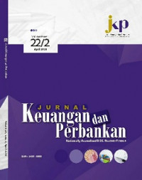 Jurnal Keuangan dan Perbankan, Vol 22, No 2 (2018): April 2018