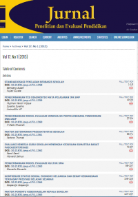 Jurnal Penelitian dan Evaluasi Pendidikan Vol. 17 No. 1 Juni 2013