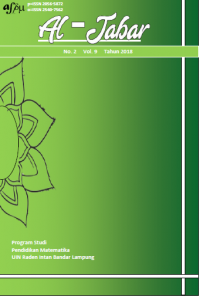 Image of Al Jabar: Jurnal Pendidikan Matematika