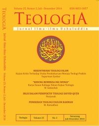 Jurnal Theologia  Vol. 25, No. 1 (2014)