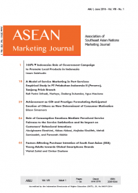 Asean Marketing Journal Vol. 8, No. 1, June 2016