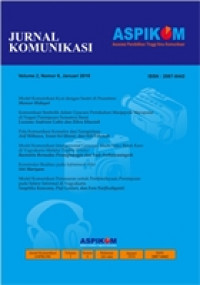 Jurnal Ilmu Komunikasi : ASPIKOM Volume 3, Nomor 3, Juli 2017