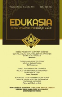 Edukasia : Jurnal Penelitian Pendidikan Islam Vol. 12 No. 1, Februari 2017