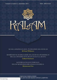 Image of KALAM : Islam dan Politik Vol 9, No 2 (2015)